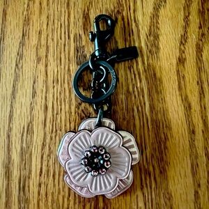 Coach Tea Rose Bag Charm/Key Chain